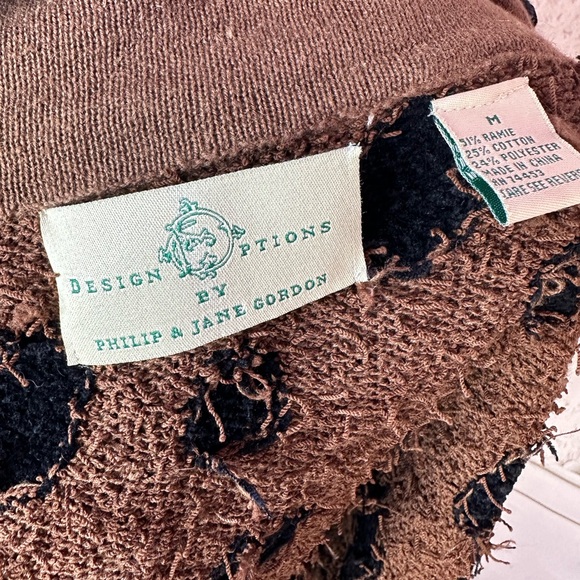 Philip and Jane zebra leopard giraffe cardigan size med - Picture 2 of 7